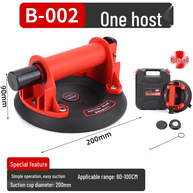 

Heavy-Duty Industrial Air Pump Suction Cup with Pressure Gauge for Tile and Glass Handling