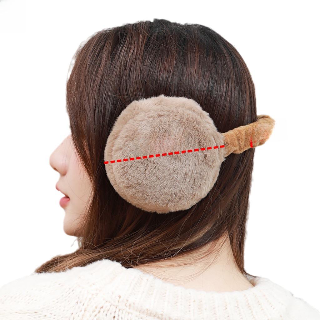 Cartoon Fruit Earmuffs: Warm, Cute Ear Warmers for Female Students In Autumn & Winter