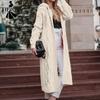 Women's Fashion Casual Fall Winter Solid Color Print Long Sleeve Hooded Sweaters