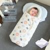 Biduole Reine Baumwolle Baby Puckdecke - Neugeborenen Anti-Schreck-Schlafsack für Frühling & Sommer
