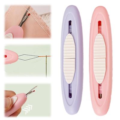 Outil 2 en 1 Enfile-aiguille Automatique et Découseur Pour Enfilage Rapide et Nettoyage Efficace de Projets de Couture