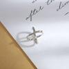 Gold Silver X Scarf Buckle Multipurpose Cross Hollow Smooth Scarf Shawl Buckle