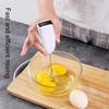 White Electric Egg Beater Coffee Frother, Household Kitchen Mini Stainless Steel Milk Tea Mixer