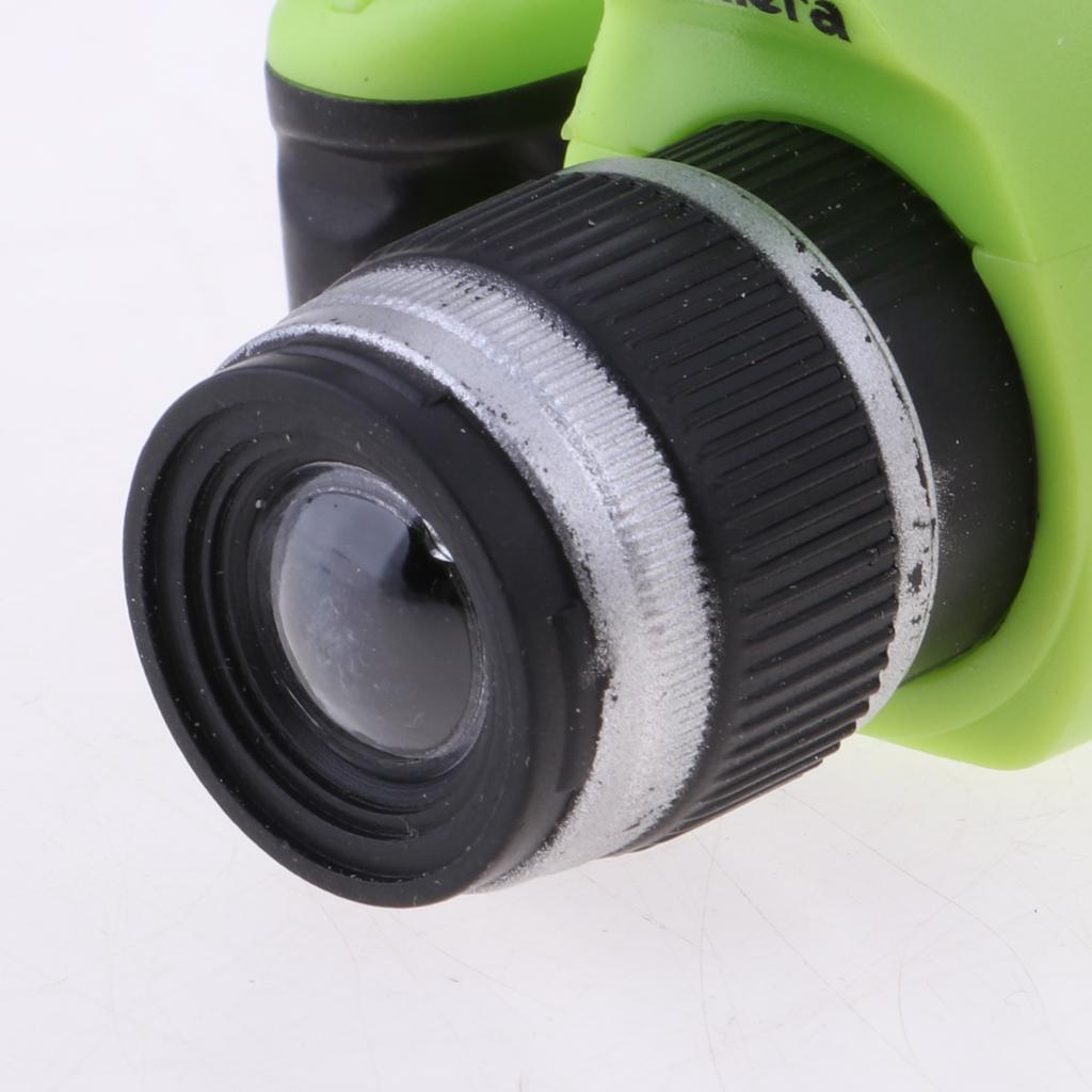 Dollhouse Miniature Green SLR Camera Model for 1/3 1/4 1/6 Scale Doll Decor