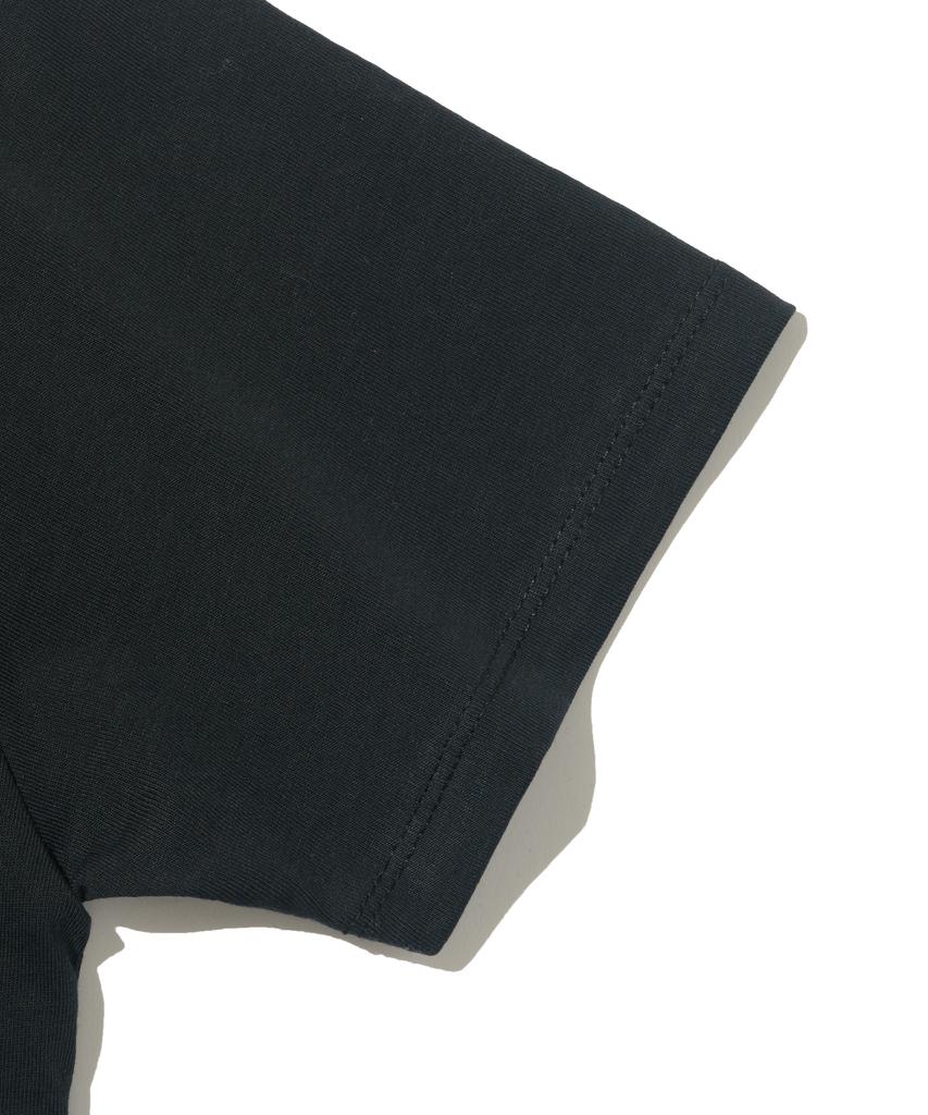 ROIDESROIS Pastel Cotton Layered Tee (Black)