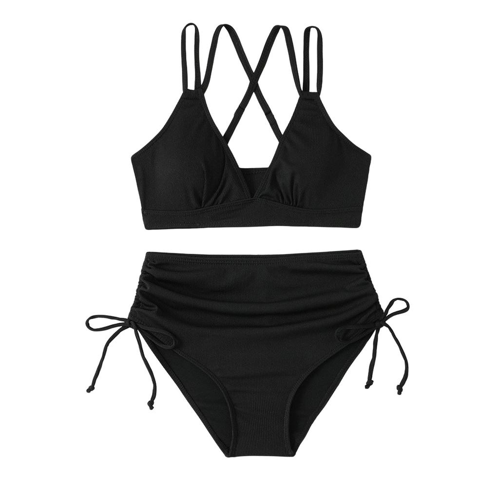Women's Swimwear Sense Bikini With Chest Pad No Steel Bra Swimwear