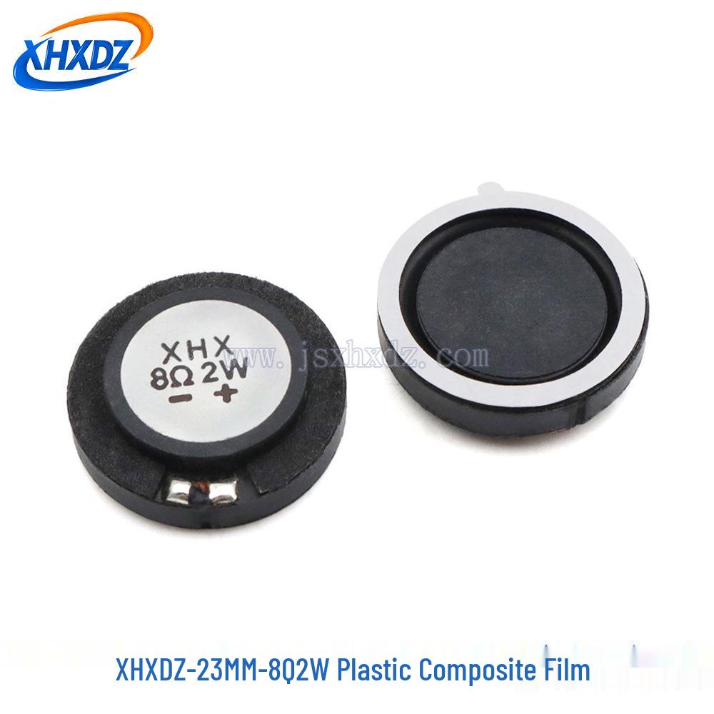 20-40MM 4R 3W 8 Ohm 2W Iron Shell Loudspeaker with Plastic Inner Magnet and Composite Membrane.