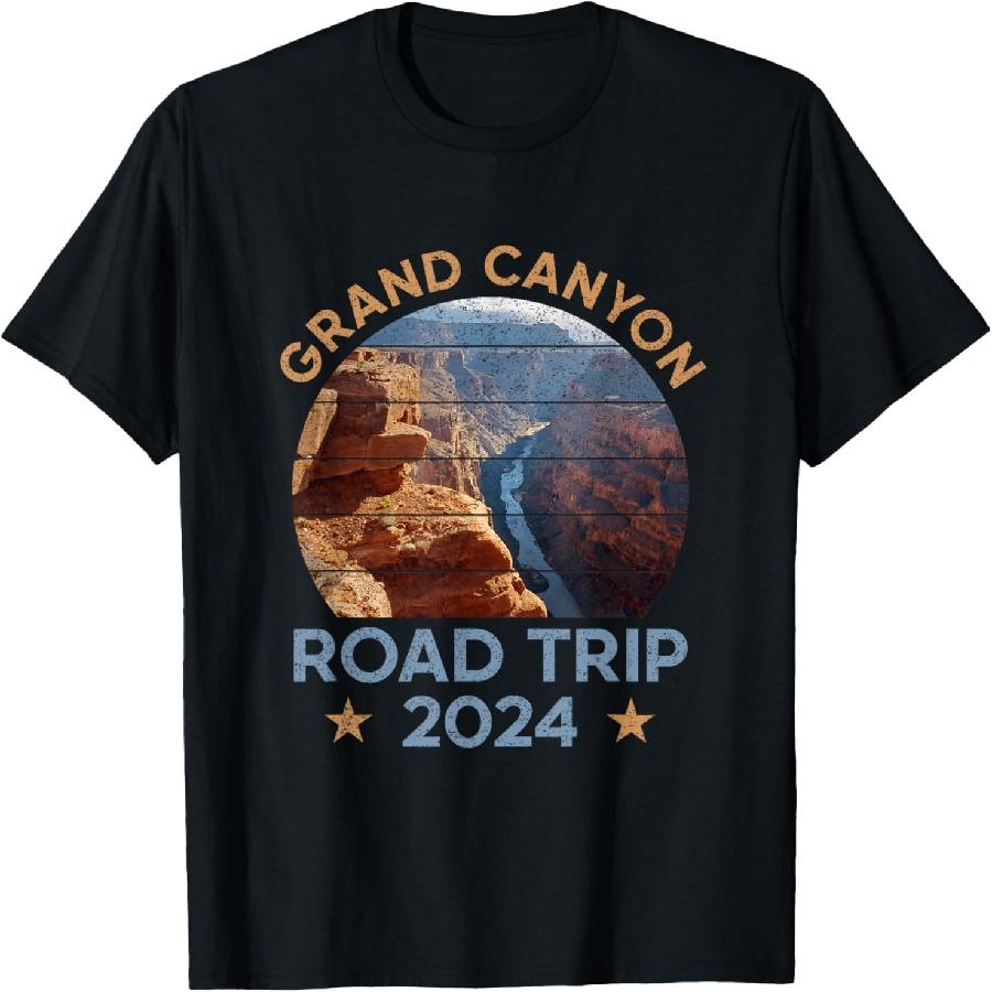 National Park Road Trip 2024 Family Vacation Grand Canyon T-Shirt S