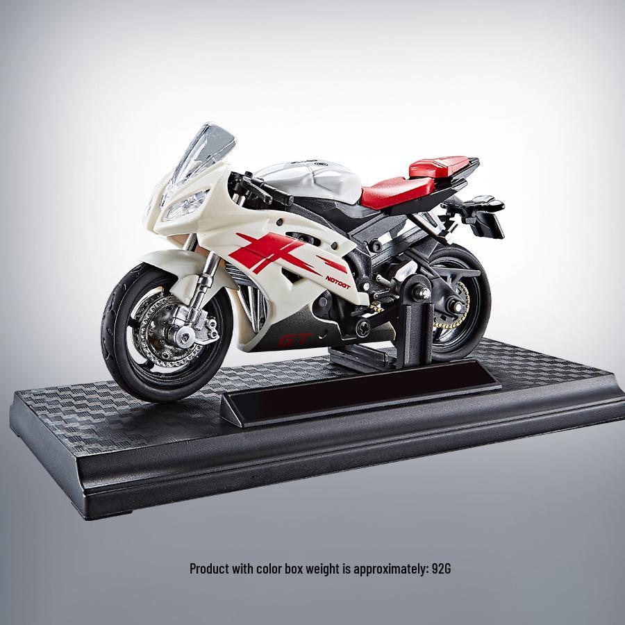 Cross-border Alloy Motorcycle Model: Racing Toy with Sliding Linkage Parts