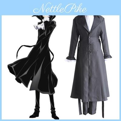 Uniforme Cosplay Respirável de Anime Japonês Ryunosuke Akutagawa Para o Halloween