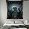 Baldur's Gate Wall Hanging Printed Fabric Blanket Decorative Tapestries for Bedroom Living Room Home Decor
