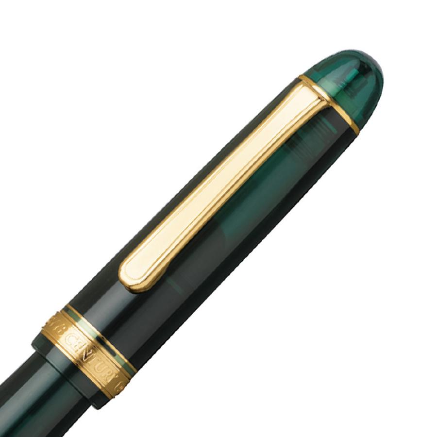 Platinum New #3776 CENTURY Fountain Pen Laurel Green Medium Nib PNB-15000#41-3