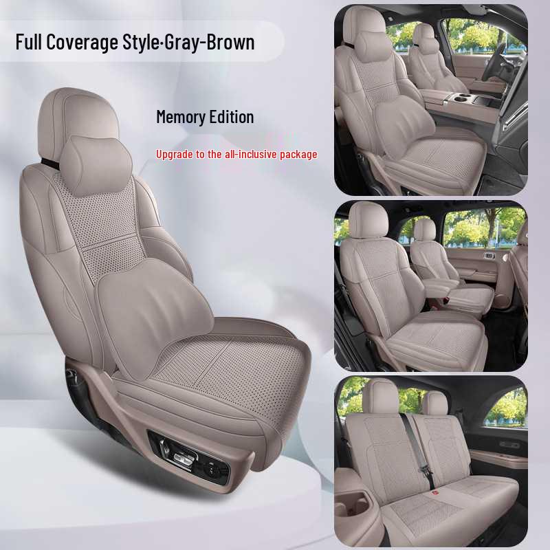 Ideal i8 Suede Saddle Pad: Breathable, Vehicle-Specific, Fully Enclosed, Six-Seater Car Seat Cushion