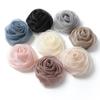 3/5Pcs Chiffon Artificial Flowers Heads 5CM Fake Flower for Home Decor Wedding Decoration Bridal Clothing Crafts Gifts Accessory