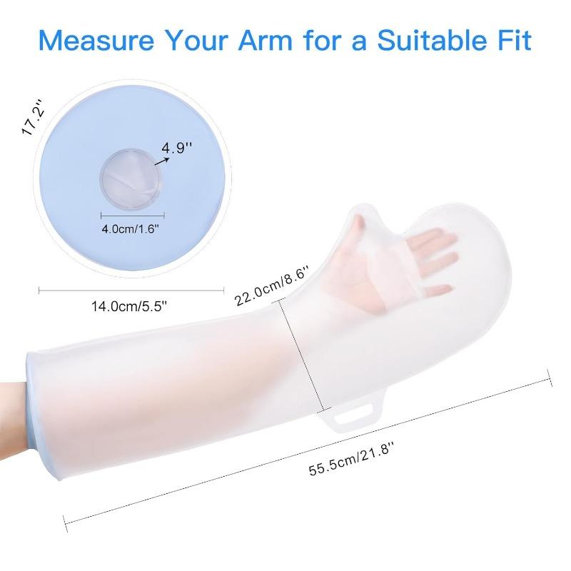 Shower Protection Arm, Plaster Protection, Waterproof Arm for Shower, Reusable Plaster Arm Shower, Protective Cover, Wound Care Accessories
