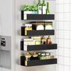 1/2pcs Magnetic Storage Shelf  Household Kitchen Refrigerator Washing Machine Side Hanging  Rack, Multifunctional Storage Rack