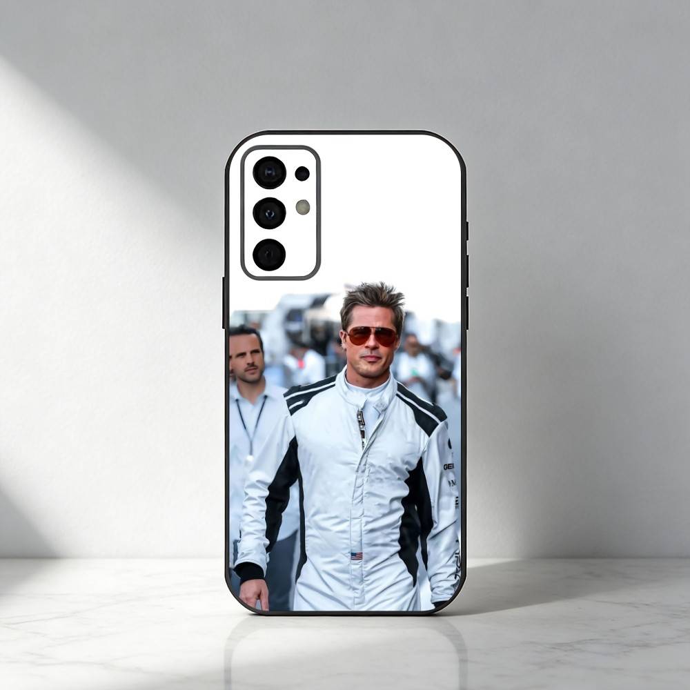B-Brad P-Pitt Phone Case For Samsung S25,S24,S21,S22,S23,S30,Ultra,S20,Plus,Fe,Note,5G Black Cover