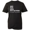 Inner Peace Begins T Shirt Funny Slogan Graphic Summer Unisex Tee Not My Problem
