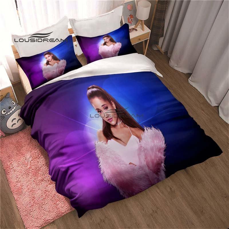 Pop Singer A-Ariana Grand Bedding Sets exquisite bed supplies set duvet cover bed comforter set bedding set luxury birthday gift