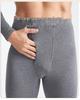 Men's Thin Style Warm Autumn Underwear Set: Top and Pants