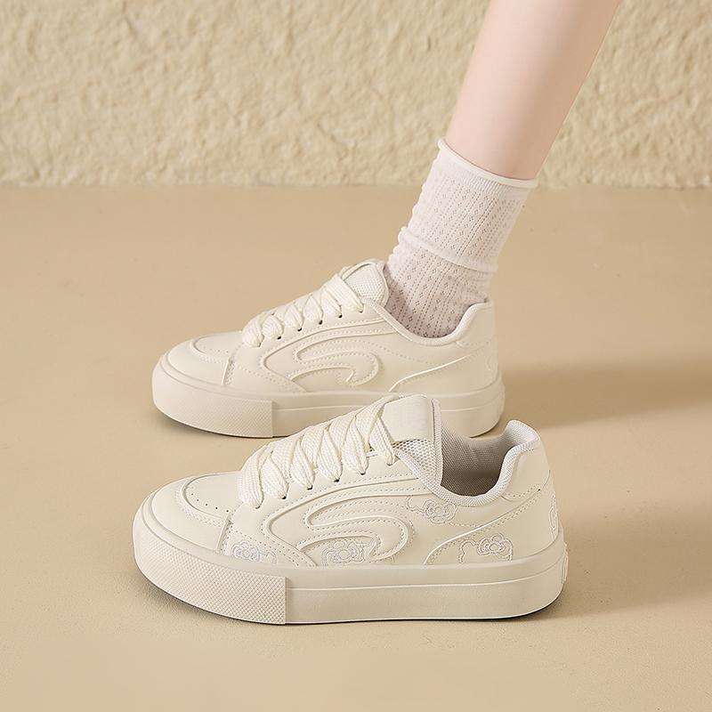 

CRLAYDK Women s Classic Fashion Sole Sneakers Casual Tennis Comfort Skate Leather White Walking Anti Slip Ladies Trainers 40
