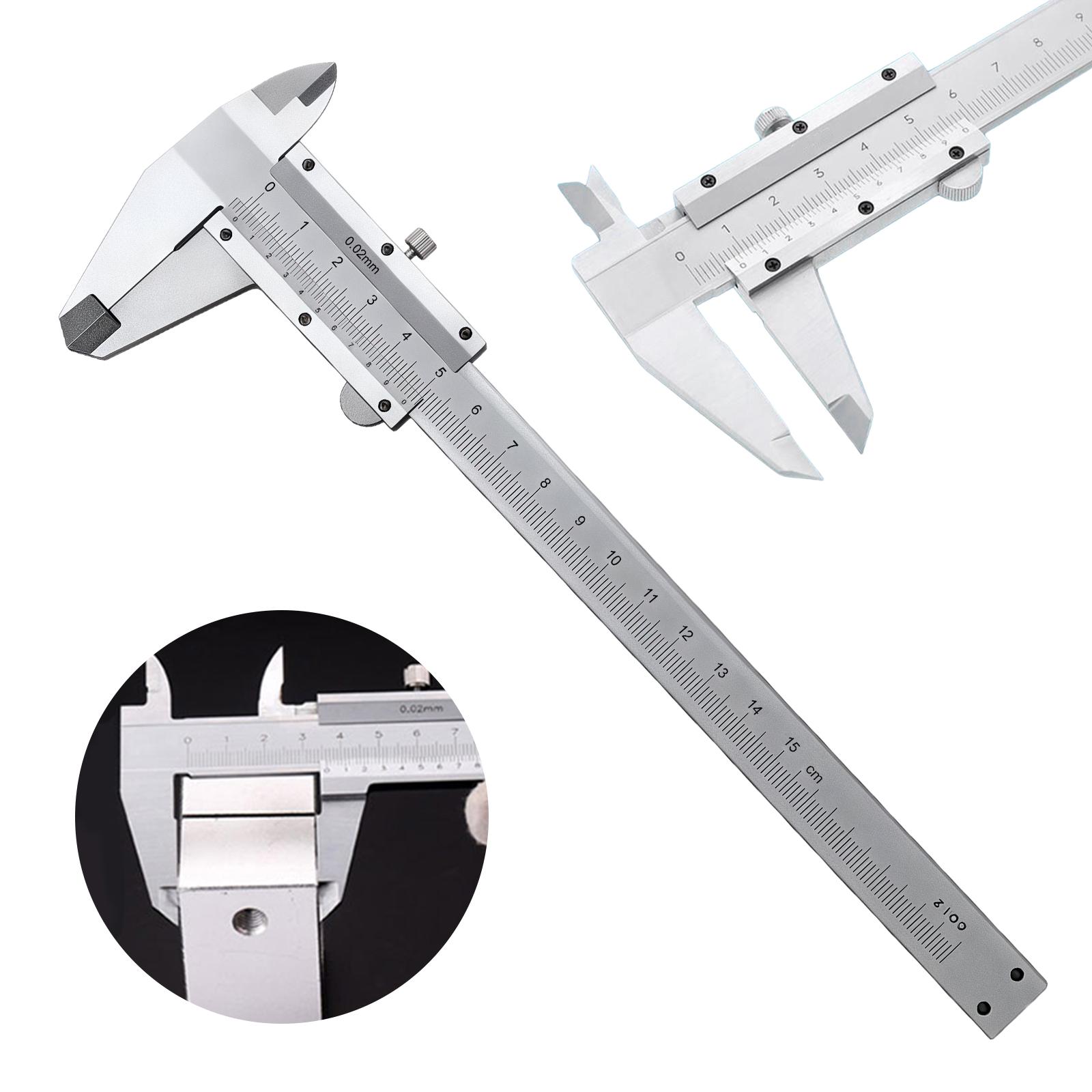 

Carbon Steel Vernier 0.02mm Resolution Measurement Tool Kit Professional Vernier Caliper for Industrial Measuring Accessory China Mainland