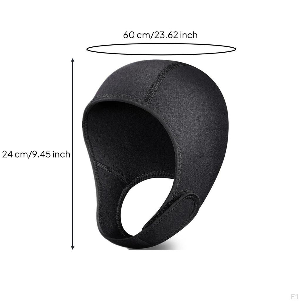 Diving Swim Hood 3 Mm Thick Heat RetentionSwim Cap for Swimming, Surfing, Outdoor