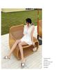 Women's 2025 Autumn/Winter Conservative Plus Size One-Piece Skirt-Style Swimsuit with Boxer Shorts