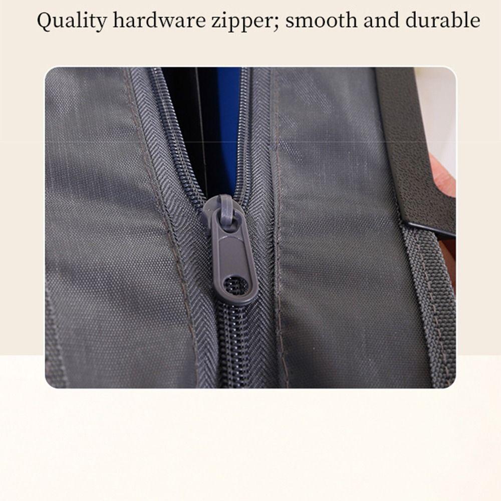 Waterproof Office Briefcase Large Capacity Business Tote Bag Thickened Portable File Bag  Car Side