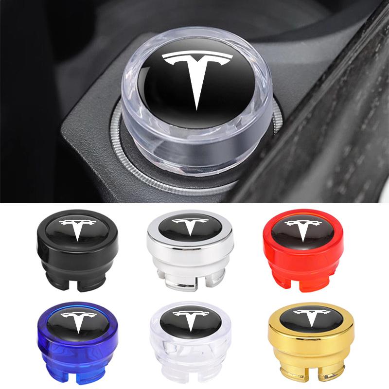 Car Dust Cover Cigarette Lighter Dust-Proof Waterproof Decorate Accessories For Tesla Model 3 Model S Model X Y Roadster Space X