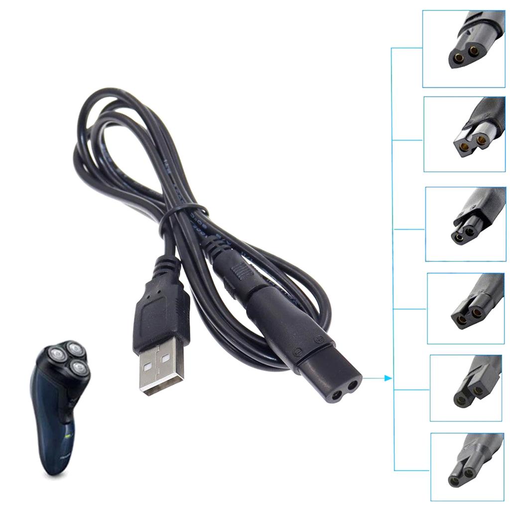 8Pcs/ USB Adapter Cable Line Multifunctional 5.5x2.1mm Female Socket Coverter Connector for Electric Hair S