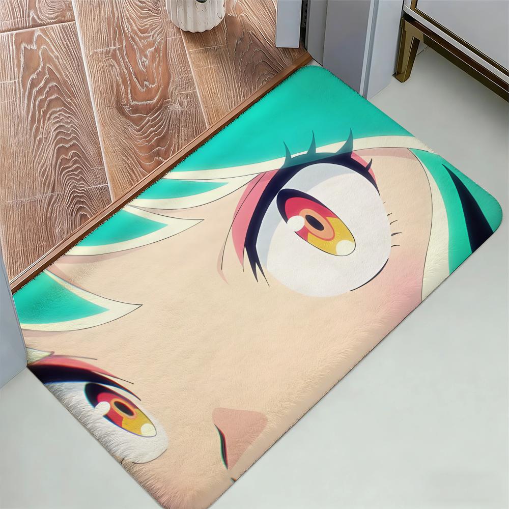 Urusei Yatsura Anime Game Floor Mat Cozy Flannel Soft Thick Non-Slip Mat For Living Room Bedroom Kitchen Decor Rugs