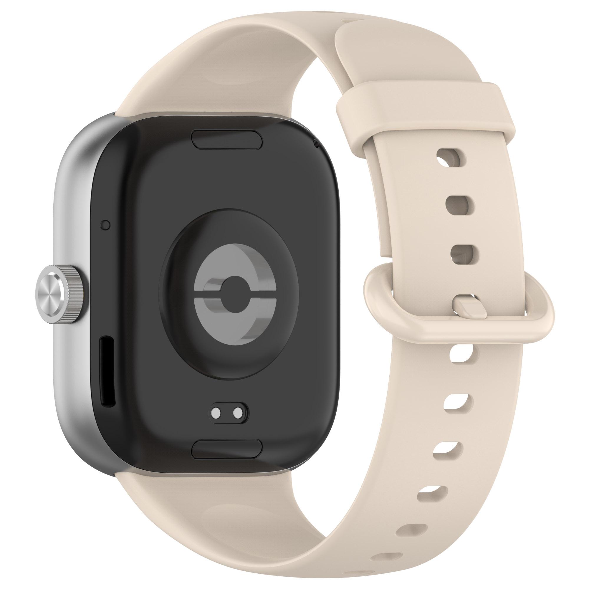 

Ремінець для Xiaomi Redmi Watch 4 М який силіконовий ремінець для смарт-годинника Beige