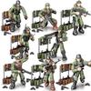 New WW2 Special Force SWAT Police Military Building Block World War 2 USA Army Soldier Figure MOC Block Brick Toy For Children