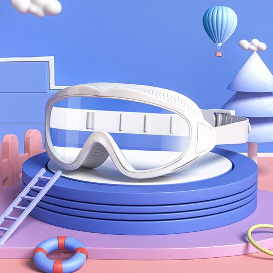 Children Swim Goggles Waterproof No Leakage Anti-Fog UV Protection Clear Lens Boys Girls Wide View Goggles Diving Snorkeling Equipment