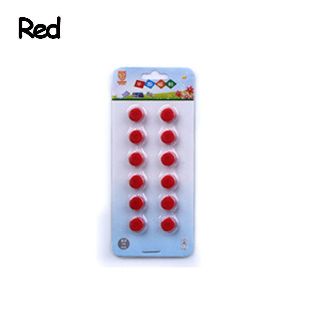 10MM/12PCS Round School Supplies Teaching  Home Decor Magnetic Sticker Classification Fridge Magnets