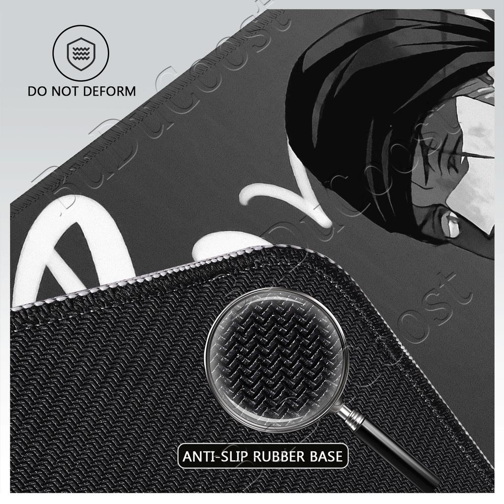 One Piece Roronoa Zoro Anime black and white Mouse Pad HD printing Gaming Mousepad PC Keyboard Carpet Office accessories DeskMat