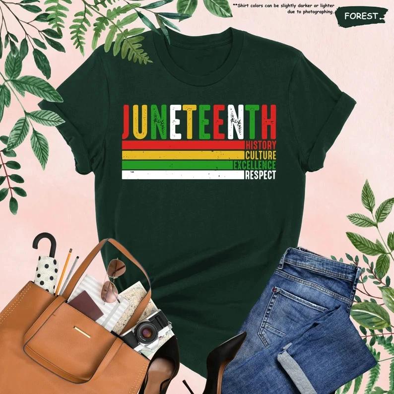 Juneteenth Shirt Black History Black Lives Matter Melanin Tee XL