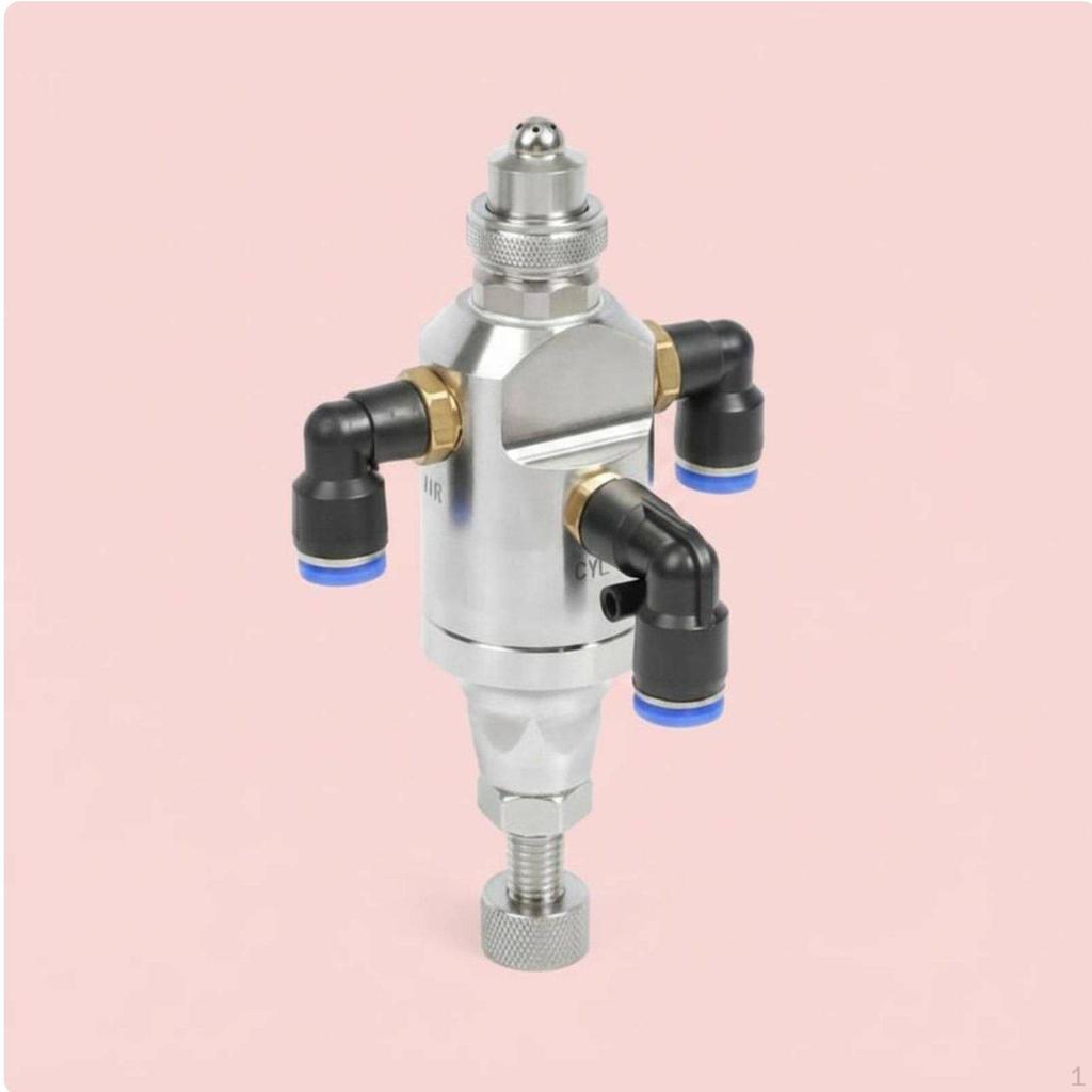 AntiDrip Aerosolizer Nozzle Fine Mist Air Aerosolizing Stainless Steel Industrial Equipment