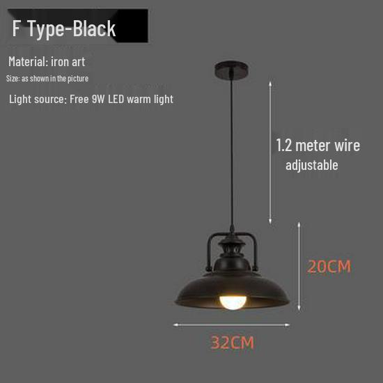 Retro Industrial Iron Chandelier for Hotels, Restaurants, and Bars