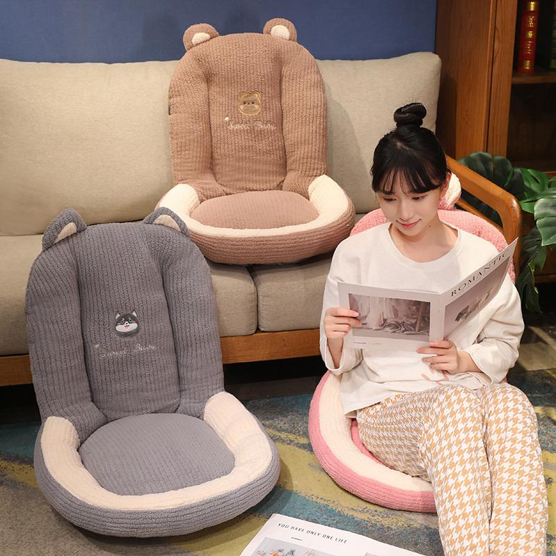 Cartoon Dinosaur Rabbit Cushion Office Waist Cushion Home Cushion Girls Bedroom Tatami Futon Cushion