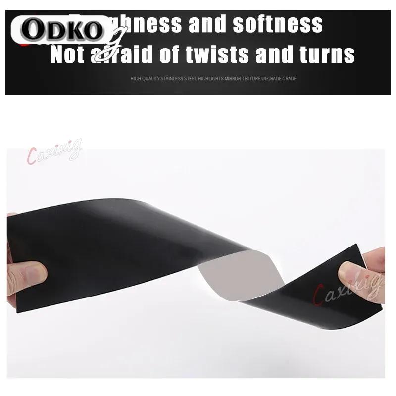 8Pcs Car Window Door Column BC Pillar Post Cover Trim for Honda HRV Vezel 2014- Carbon Fiber Black Mirror Effect PC Sticker
