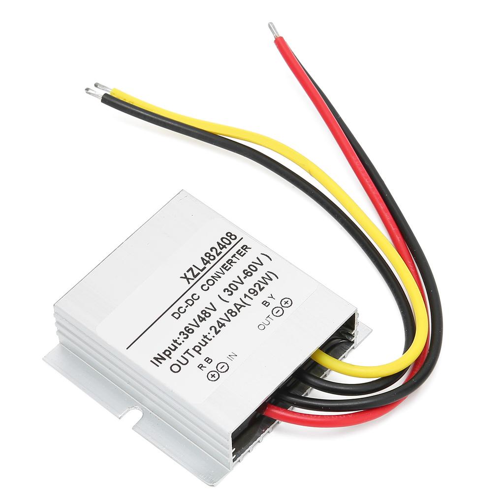 Buck Converter DCDC Power Voltage Transformer 48V to 12V 8A 192W with Medium Aluminum Shell