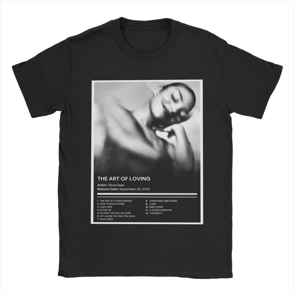 Singer Olivia Dean Accessories Men Women T Shirt 100% Cotton Tee Graphic  Tops T-shirt