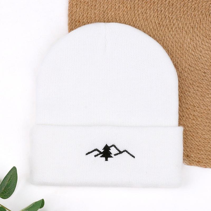 Autumn and winter knitted hats men's cold hats new warm and cold-proof solid color women's mountain pullover wool hats