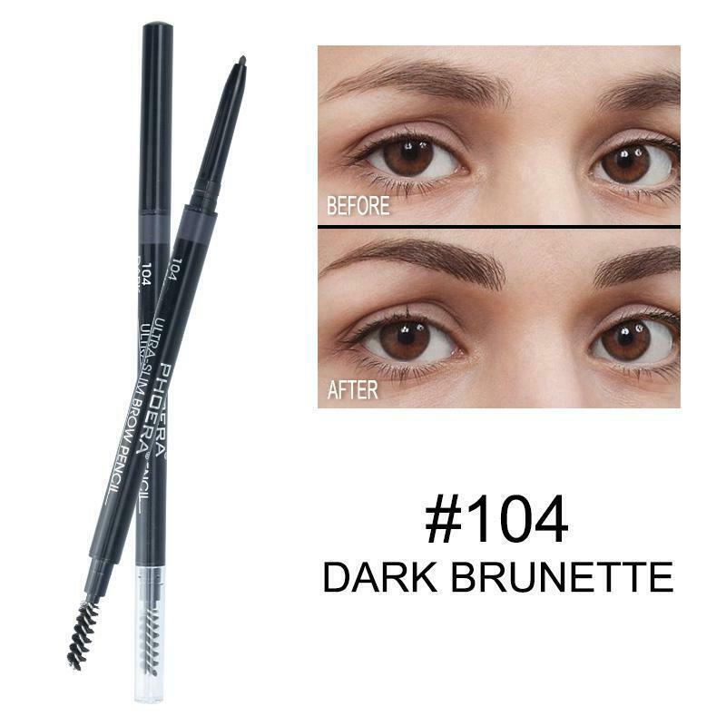 Double Ended Eyebrow Pencil Ultra Thin Lasting Waterproof Eyebrow Pen
