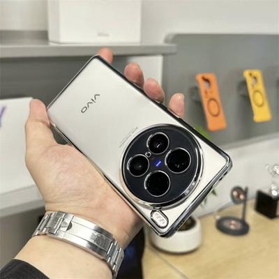 Cover per VIVO X100 Ultra X100S Pro Custodia di lusso in TPU morbido silicone trasparente Custodia per telefono per Vivo X100 Pro X90 X80 5G Funda Elegante Bumper