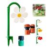 Crazy Sprinkler Crazy Dancing Flower Water Sprinklers Funny 360° Rotating Sun Flower Dancing Lawn Sprinkler