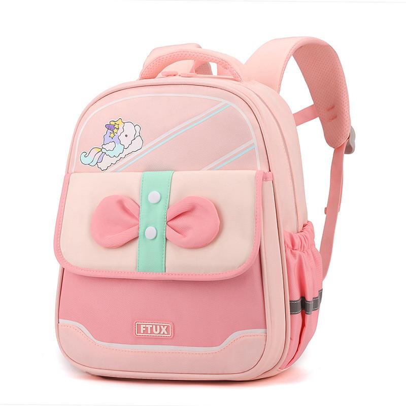 Adorable Animal Patterned Large Capacity Backpack For Kids Aged 6 To 12 Years