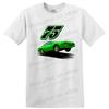 75 Camaro Grafisch Auto T-shirt Coole Groene Race Tee voor Auto Liefhebbers